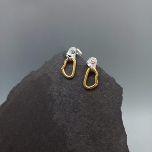 Bolt And Carabiner Earrings